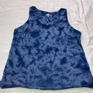 Tie dye old navy tank top